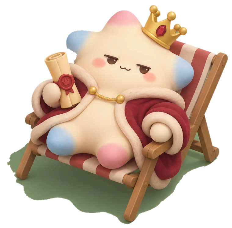 Agent Heir in his deck chair holding the family will, deeply unbothered